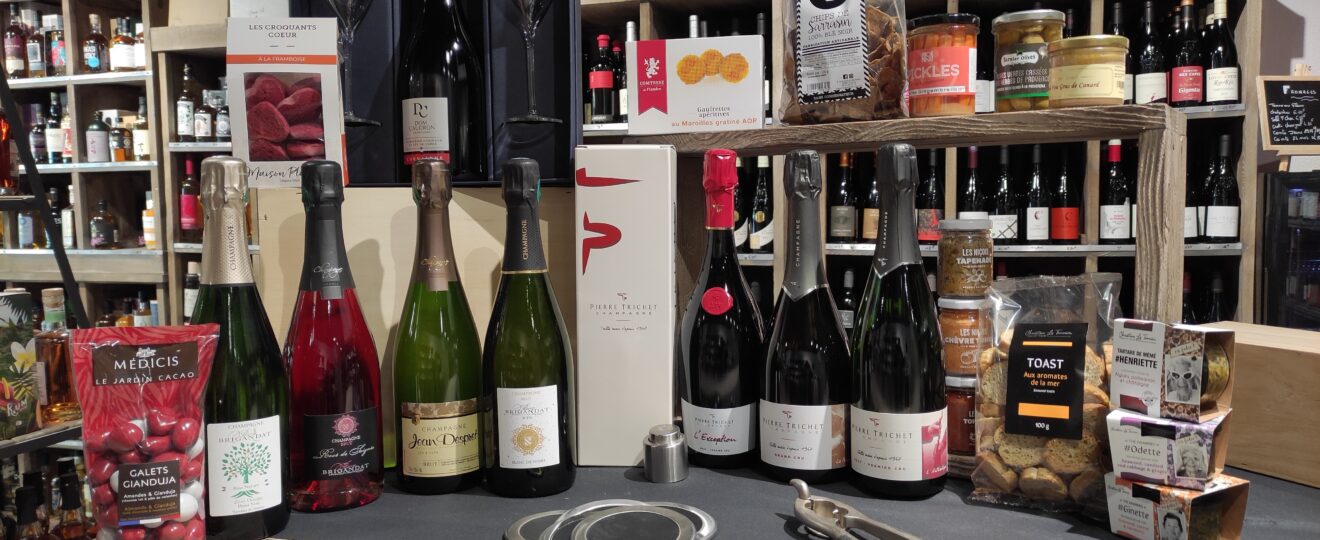La-Cave-du-Bonheur-Lanester-Champagne-Pierre Trichet-Jean Despres-Brigandat-Blanc-Rosé-Nature-Coffret Caudron-Magnum-Besserat de Bellefon